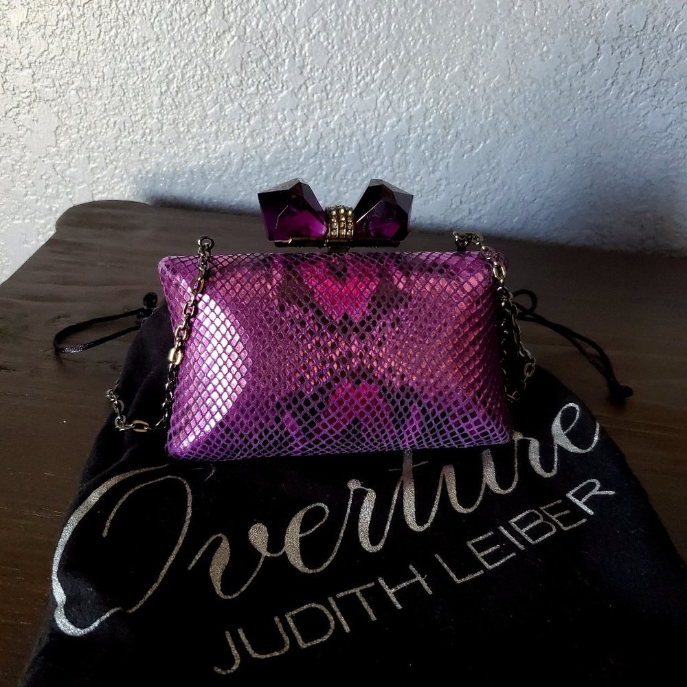 Judith Lieber clutch with crystals
